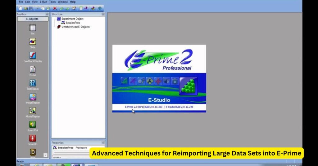 Advanced Techniques for Reimporting Large Data Sets into E-Prime