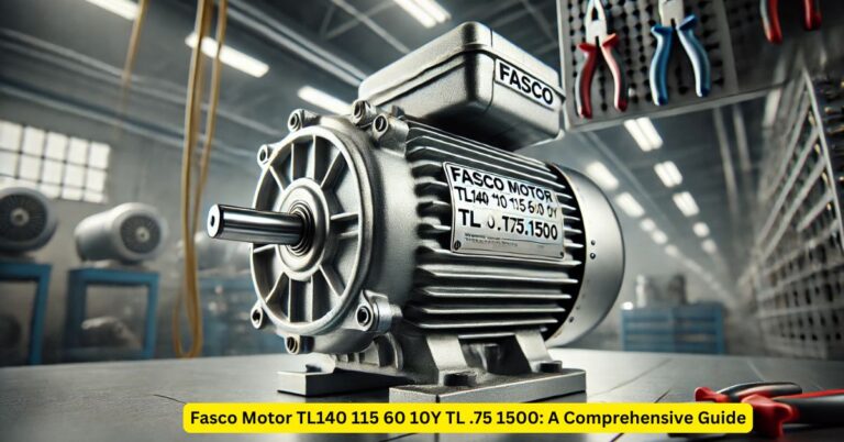 Fasco Motor TL140 115 60 10Y TL .75 1500 A Comprehensive Guide